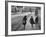 A View of Jewish Children Walking Through the Streets of their Ghetto-William Vandivert-Framed Premium Photographic Print