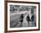 A View of Jewish Children Walking Through the Streets of their Ghetto-William Vandivert-Framed Premium Photographic Print