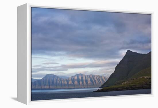 A View Of Kalsoy Island As Seen From Esturoy Island, Faroe Islands-Karine Aigner-Framed Premier Image Canvas