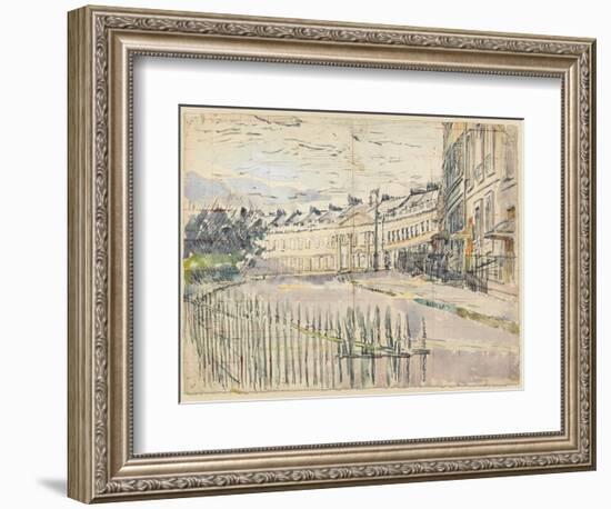 A View of Lansdown Crescent, Bath-Walter Richard Sickert-Framed Giclee Print