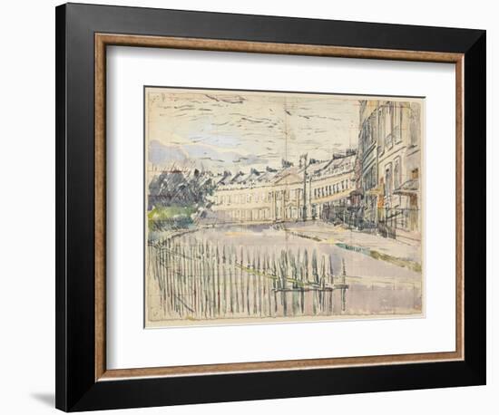A View of Lansdown Crescent, Bath-Walter Richard Sickert-Framed Giclee Print