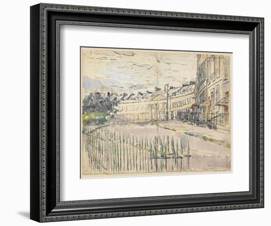 A View of Lansdown Crescent, Bath-Walter Richard Sickert-Framed Giclee Print