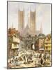 A View of Lincoln Cathedral, England-Louise J. Rayner-Mounted Giclee Print