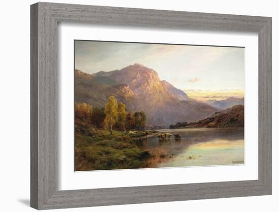 A View of Loch Lomond near Inversnaid, Scotland-Alfred Fontville de Breanski-Framed Giclee Print