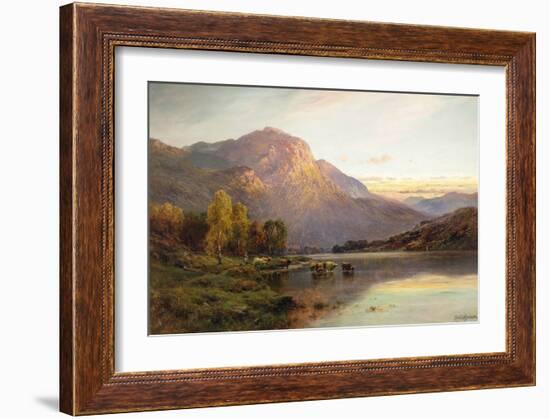 A View of Loch Lomond near Inversnaid, Scotland-Alfred Fontville de Breanski-Framed Giclee Print