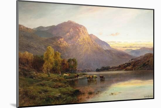 A View of Loch Lomond near Inversnaid, Scotland-Alfred Fontville de Breanski-Mounted Giclee Print