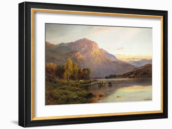 A View of Loch Lomond near Inversnaid, Scotland-Alfred Fontville de Breanski-Framed Giclee Print