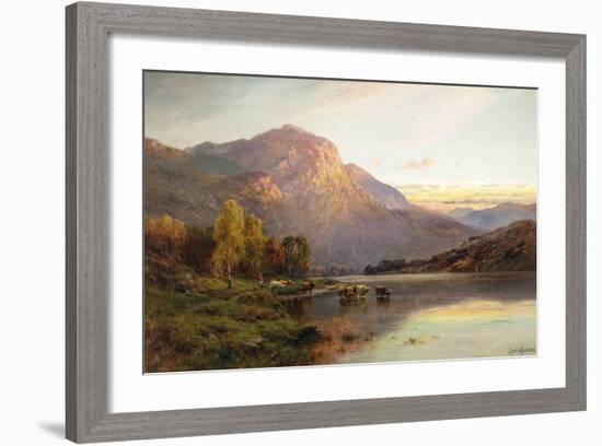 A View of Loch Lomond near Inversnaid, Scotland-Alfred Fontville de Breanski-Framed Giclee Print