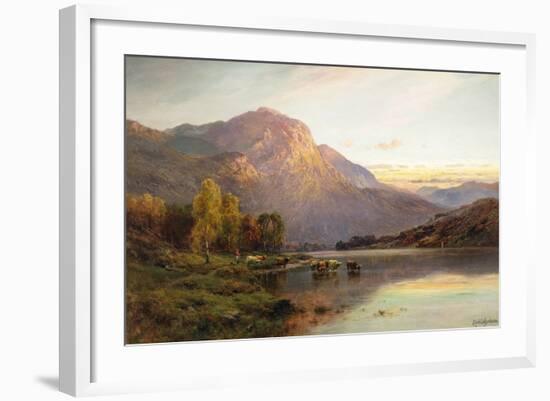 A View of Loch Lomond near Inversnaid, Scotland-Alfred Fontville de Breanski-Framed Giclee Print