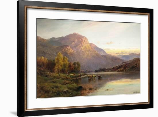 A View of Loch Lomond near Inversnaid, Scotland-Alfred Fontville de Breanski-Framed Giclee Print