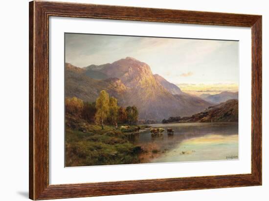 A View of Loch Lomond near Inversnaid, Scotland-Alfred Fontville de Breanski-Framed Giclee Print