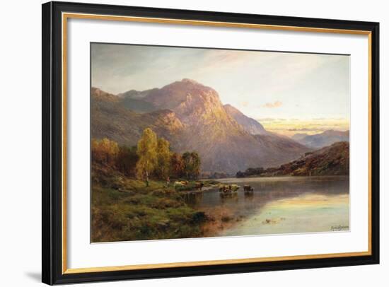 A View of Loch Lomond near Inversnaid, Scotland-Alfred Fontville de Breanski-Framed Giclee Print