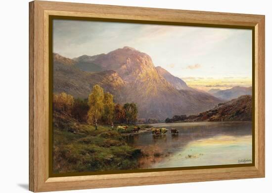 A View of Loch Lomond near Inversnaid, Scotland-Alfred Fontville de Breanski-Framed Premier Image Canvas