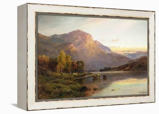 A View of Loch Lomond near Inversnaid, Scotland-Alfred Fontville de Breanski-Framed Premier Image Canvas