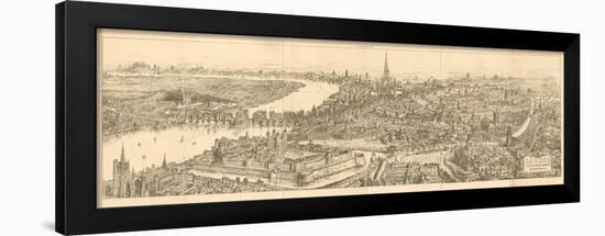 A View of London in the Time of King Henry Viii-Henry William Brewer-Framed Giclee Print