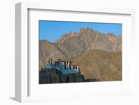 A View of Magnificent 1000-Year-Old Lamayuru Monastery in Remote Region of Ladakh in Northern India-Alex Treadway-Framed Photographic Print