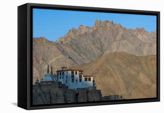 A View of Magnificent 1000-Year-Old Lamayuru Monastery in Remote Region of Ladakh in Northern India-Alex Treadway-Framed Premier Image Canvas