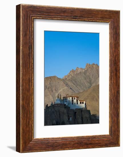 A View of Magnificent 1000-Year-Old Lamayuru Monastery in Remote Region of Ladakh in Northern India-Alex Treadway-Framed Photographic Print