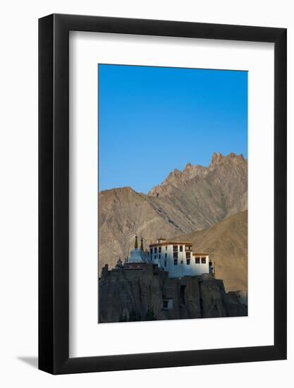 A View of Magnificent 1000-Year-Old Lamayuru Monastery in Remote Region of Ladakh in Northern India-Alex Treadway-Framed Photographic Print