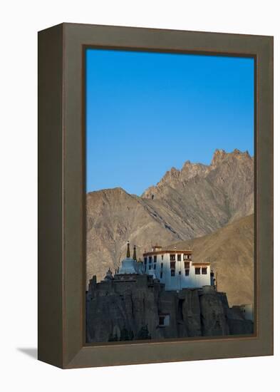 A View of Magnificent 1000-Year-Old Lamayuru Monastery in Remote Region of Ladakh in Northern India-Alex Treadway-Framed Premier Image Canvas