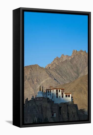 A View of Magnificent 1000-Year-Old Lamayuru Monastery in Remote Region of Ladakh in Northern India-Alex Treadway-Framed Premier Image Canvas