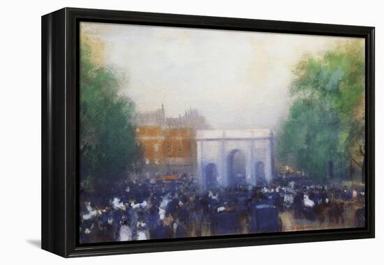 A View of Marble Arch-Emile Hoeterickx-Framed Premier Image Canvas