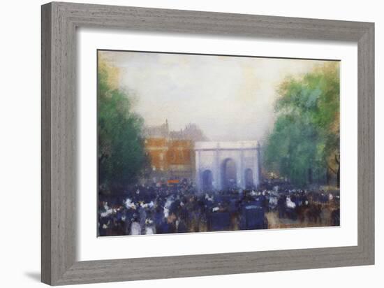 A View of Marble Arch-Emile Hoeterickx-Framed Giclee Print