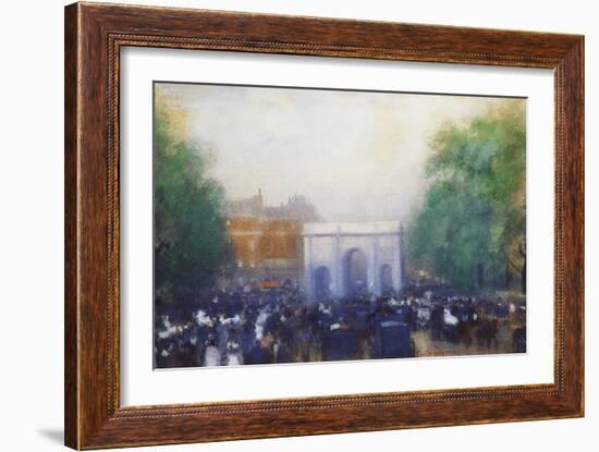 A View of Marble Arch-Emile Hoeterickx-Framed Giclee Print