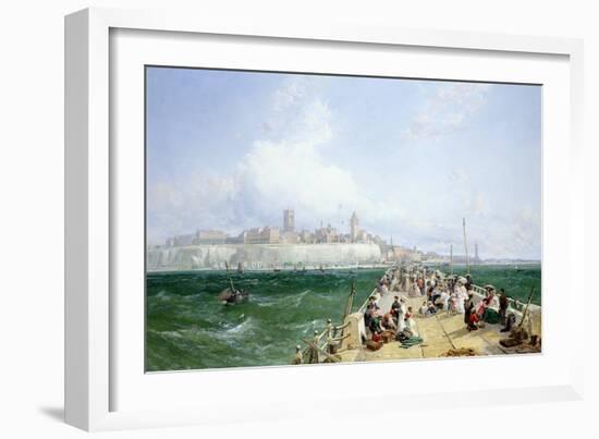 A View of Margate from the Pier, 1868-James Webb-Framed Giclee Print