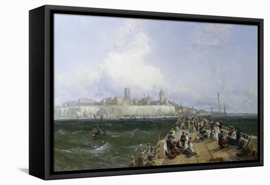 A View of Margate from the Pier-James Webb-Framed Premier Image Canvas