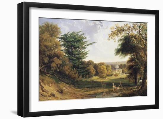 A View of Mereworth Castle and Park-John F . Tennant-Framed Giclee Print