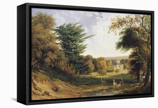 A View of Mereworth Castle and Park-John F . Tennant-Framed Premier Image Canvas