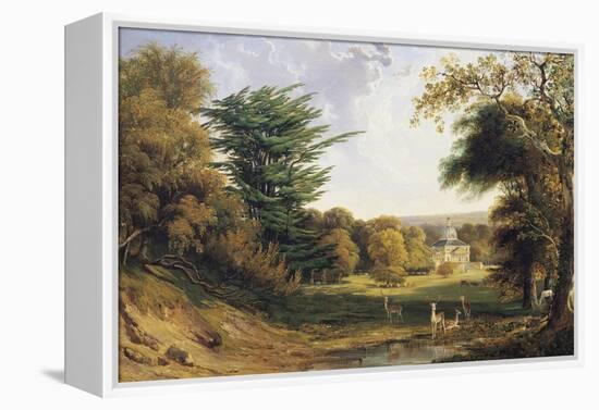 A View of Mereworth Castle and Park-John F . Tennant-Framed Premier Image Canvas