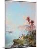 A View of Monaco (Oil on Canvas)-Franz Richard Unterberger-Mounted Giclee Print