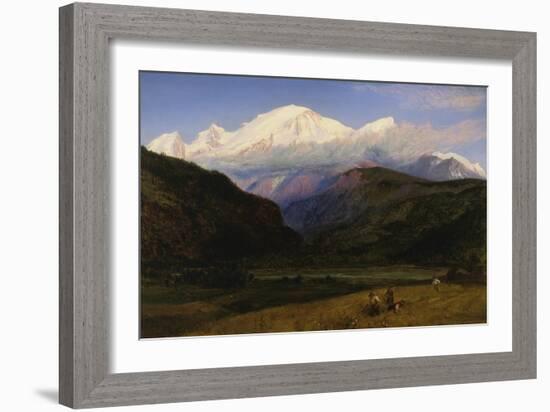 A View of Mont Blanc from Servoz, France-Henry Moore-Framed Giclee Print