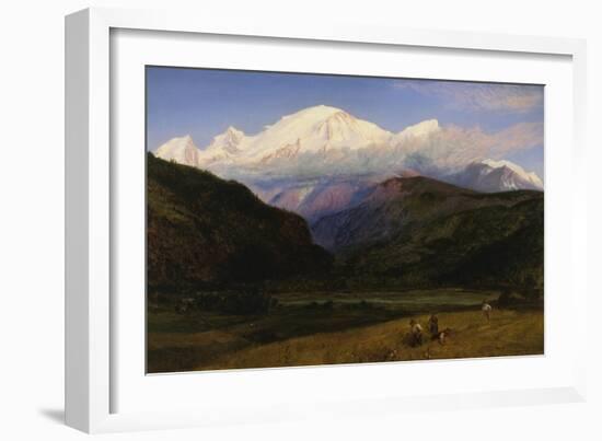 A View of Mont Blanc from Servoz, France-Henry Moore-Framed Giclee Print