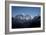 A view of Mount Everest, distant peak in Nuptse-Lhotse ridge, from Kongde, Khumbu, Nepal, Himalayas-Alex Treadway-Framed Photographic Print
