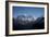 A view of Mount Everest, distant peak in Nuptse-Lhotse ridge, from Kongde, Khumbu, Nepal, Himalayas-Alex Treadway-Framed Photographic Print