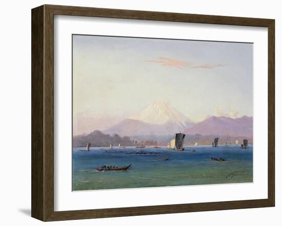 A View of Mount Fuji-Charles Wirgman-Framed Giclee Print