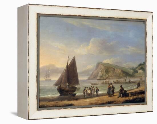 A View of Ness Point - Teignmouth, Devon, 1826-Thomas Luny-Framed Premier Image Canvas