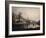 A View of Newcastle from the River Tyne-English School-Framed Giclee Print