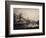 A View of Newcastle from the River Tyne-English School-Framed Giclee Print