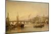 A View of Newcastle from the River Tyne-Thomas Miles Richardson-Mounted Giclee Print