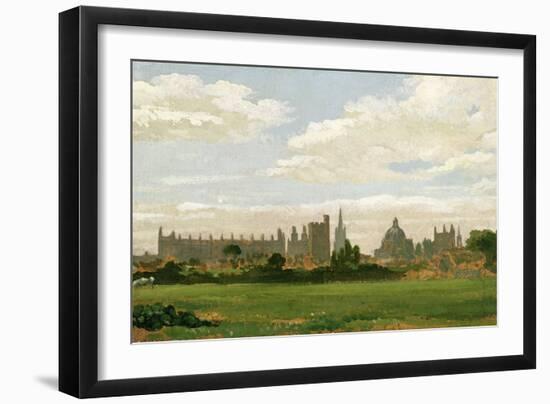 A View of Oxford (Oil on Millboard)-J. M. W. Turner-Framed Giclee Print