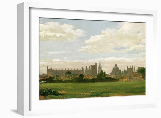 A View of Oxford (Oil on Millboard)-J. M. W. Turner-Framed Giclee Print