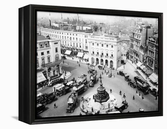 A View of Piccadilly Circus, C1912-C1914-null-Framed Premier Image Canvas