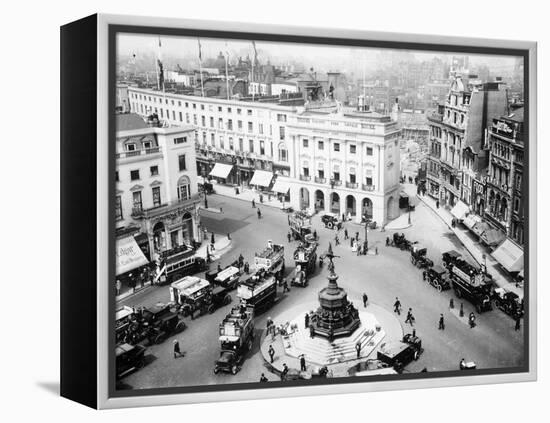 A View of Piccadilly Circus, C1912-C1914-null-Framed Premier Image Canvas