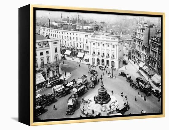 A View of Piccadilly Circus, C1912-C1914-null-Framed Premier Image Canvas