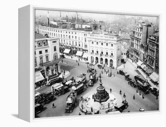 A View of Piccadilly Circus, C1912-C1914-null-Framed Premier Image Canvas