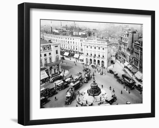 A View of Piccadilly Circus, C1912-C1914-null-Framed Photographic Print